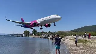 Viral video shows tourists duck as jet makes &lsquo;lowest ever&rsquo; landing at Skiathos Airport
