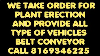 Call for plant Erection work 8169346225  Rental Service Concrete Pumps Batching Plant Transit Mixer