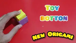 How to Make a Paper Toy Button &ndash; Fun Origami Toy 🤖