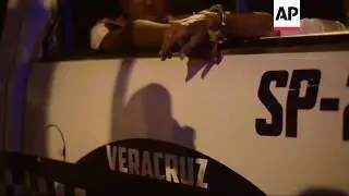 Raw: Mexico Gas Price Protests Turn to Looting