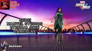 MARVEL Super War - Hero Sersi Counter Of Iron Man Eternal Skin MARVEL Studios Inspired Skin Gameplay