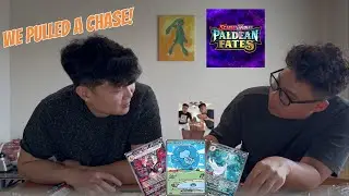 Opening Paldean Fates Packs with My Noob Friend&mdash;WE PULLED A CHASE CARD!! 🤯🔥PRICES ARE UP!!!