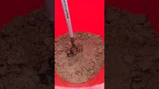 #sandcastle #building #content #start filling the bucket..about 1/3 full, make a hole in its center