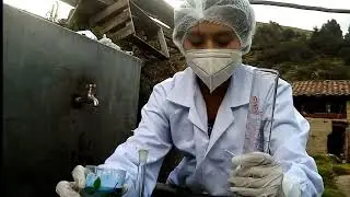 Técnica de lavado de materiales de laboratorio