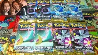 # 80 000 Abonn&eacute;s # Ouverture de 8 Boosters Pok&eacute;mon Diamant et Perle Duel au Sommet ! ULTRA PIOCHE !