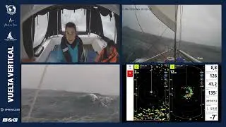 63 Nudos ⛵ Olas de 6 metros - 50 Aulladores - Atlántico Sur