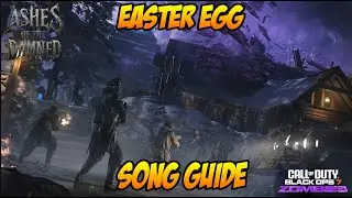 ASHES OF THE DAMNED EASTER EGG SONG GUIDE ! (BO7 Zombies)