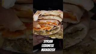 Trying Syrian/Lebanese Manakish in Berlin #fyp #food #arabicfood #foodie