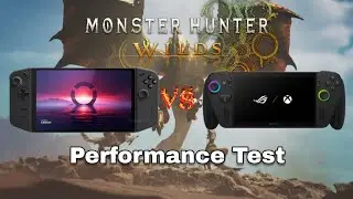 Legion Go vs Xbox Ally X Monster Hunter Wilds Performance Test