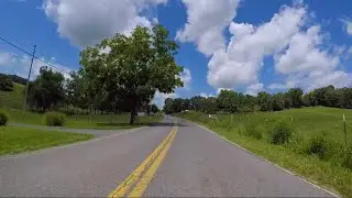 Driving backroads from Erwin to Telford in East TN