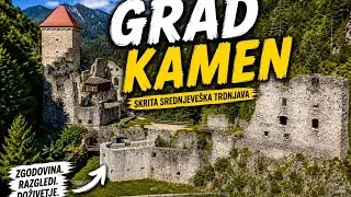 Grad Kamen,Begunje na gorenjskem,4k dron