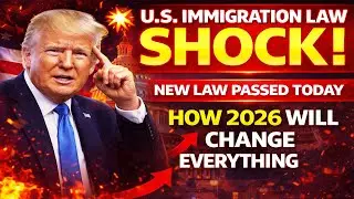 New U.S. Immigration Law Passed Today &mdash; What Changes in 2026
