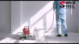 Super Steel 1500W Airless Paint Sprayer: Flawless Painting with Power & Precision | SS-APS-1500