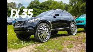 Infiniti Fx 35 on Dub Wheels in HD (must see)