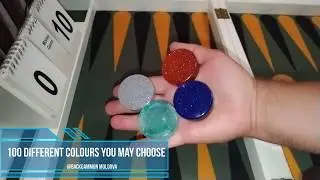 NEW Backgammon ACRYLIC/RESIN checkers