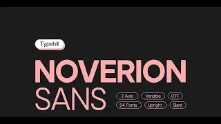 Noverion Sans: A Versatile Modern Sans Serif Font Family