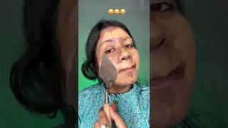 Funny makeup 😜 #youtubeshorts #makeupvlogger  #makeupvlogs #makeup