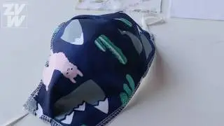 DIY-Anleitung: Behelfsmaske / Mundschutz / Maske f&uuml;r Mund und Nase selber n&auml;hen.