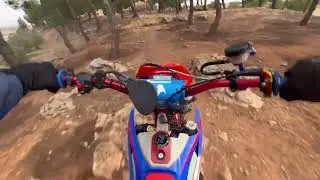 DECIDIMOS HACER ENDURO CON UNA 49CC!!😱( NOS SORPRENDEMOS😯)