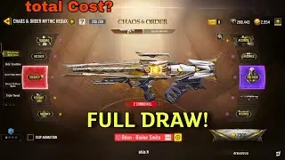 Mythic Oden Divine Smite Full Draw CODM | Chaos & Order Mythic Drop Cod Mobile 2025 , total cost?
