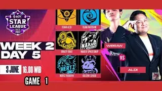 Aldi kurnia VS Wirraw ASL B Series Game 1 | AOV Indonesia