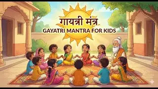 🔔 Gayatri Mantra 108 Times | Remove Kids Negativity & Bring Peace 🔔 #zoozootoons