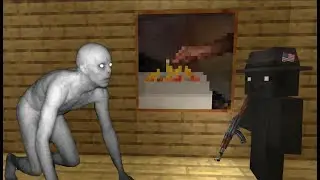 Minecraft Horror Mod, But I have a Gun