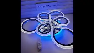 Люстра Светодиодная SVETTLO 7339 3+3Хром