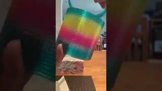 Rainbow Magic Spring Toy #shortvideo #magicspring