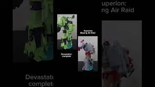 Team Devastator? Team Superion? #studioseries #transformers #ss86 #hasbro #robot