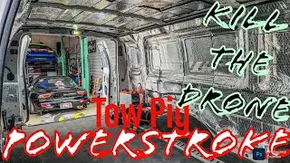 Powerstroke Van gets sound insulation [ Diesel Project]