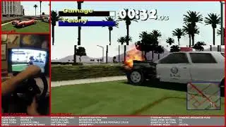 DRIVER 2 [PS1] - Mission 22 - CAR BOMB GETAWAY (Steering wheel POV)