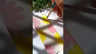 🩷🔖💛Easy bookmark ideas 💛🔖🩷#art #bookmark #shorts #trendingshorts #painting #ideas