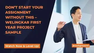 Don&rsquo;t Start Your Assignment Without This &ndash; Welingkar First Year Project Sample | Academic Xpert