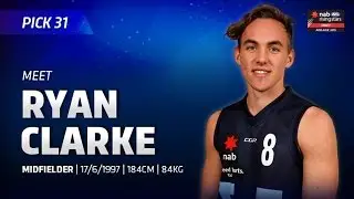 National Draft, 2015 : Pick 31 - Ryan Clarke