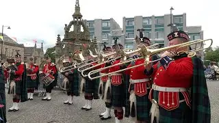 Swing of the Kilts by The Band of The Royal Regiment of Scotland during the 2022 Linlithgow Marches