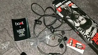 boAt Bassheads 100 Wired Headset  (Black, In the Ear)