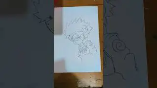 Kakashi drawing kid version shorts #arts #animedrawing