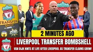 💥 VAN DIJK HINTS AT LIFE AFTER LIVERPOOL AS TRANSFER CLAIMS GROW! 👀 #LFC