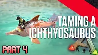 HOW TO TAME A ICHTHYOSAURUS (DOLPHIN) | SOLO ARK MOBILE EP 4 #ARK #ARKMOBILE #taming #ICHTHYO