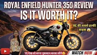 Royal Enfield Hunter 350 Review 🔥| Hunter 350 Mileage & Price india #hunter350 