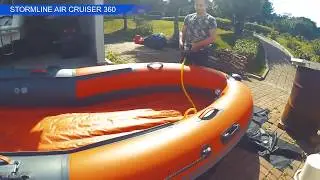 Обзор ПВХ лодки Stormline AIR Cruiser 360 на воде
