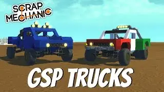 Scrap Mechanic Gameplay- EP 42 - GSP Trucks (Viewer Creation)