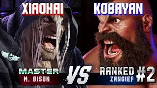 SF6 ▰ XIAOHAI (M.Bison) vs KOBAYAN (#2 Ranked Zangief) ▰ High Level Gameplay