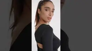 Women's Pima Cotton Long Sleeve Workout Shirts Criss Cross Yoga Sports Open Back Tops