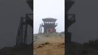Hiking the Mount Fremont Fire Lookout Trail in the Fog.