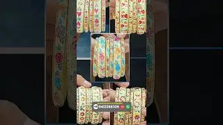 Ashwani Kumar & Co. 3 Piece Set with 5 Exclusive  #WeddingBangles #PartyWearBangles #DailyWearBangle