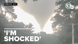 Probable tornado hits Finger Lakes region, ripping roofs off homes and causing widespread damage