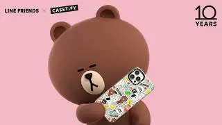 LINE FRIENDS X CASETiFY Spring Cleaning Collection | BROWN & FRIENDS