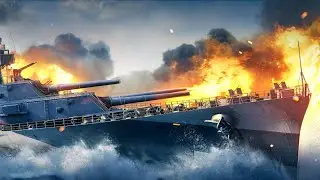 World of Warships AI Battle 🔥 | Big Warships Action | Live Gameplay Hindi